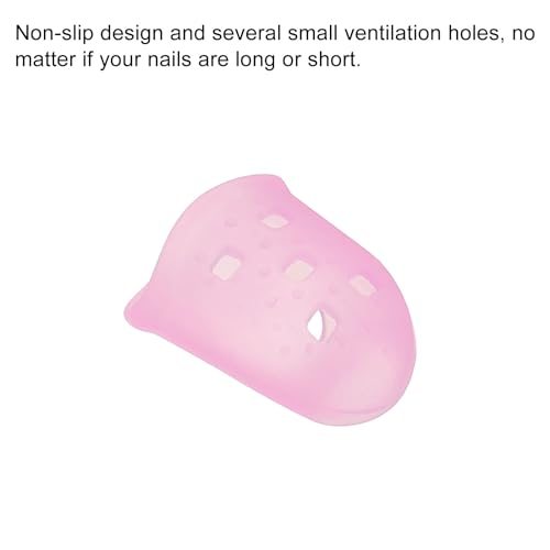 Finger Tips Anti Slip Fingertip Protector, 20 Pack 25mm Silicone Finger view 4