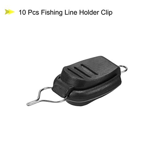 Fishing Line Holder, 10 Pack Baitcasting Reel Fishing Line Holder Clip view 3