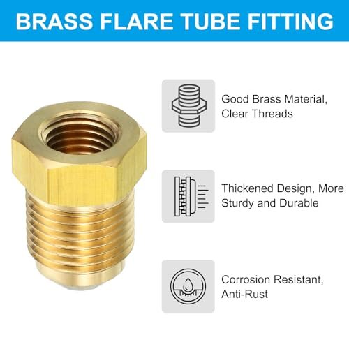 Flare Brass Pipe Fitting view 4