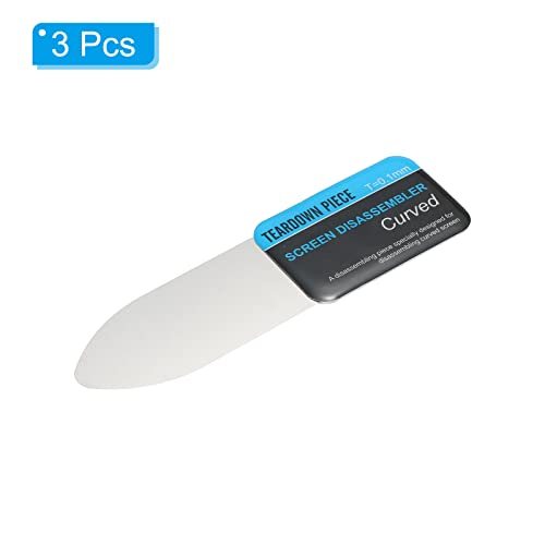 Flat Curved Spudger Pry Blade Professional Stainless Steel Metal 0.1mm view 3