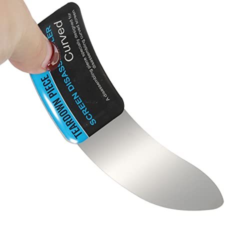 Flat Curved Spudger Pry Blade Professional Stainless Steel Metal 0.1mm view 4