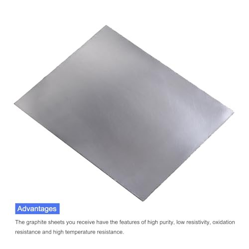 Flexible Graphite Foil Graphite Gasket Sheet 250x200x0.8mm view 3
