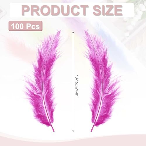 Fluffy Turkey Marabou Feathers 4"-6" Natural Turkey Feather view 2