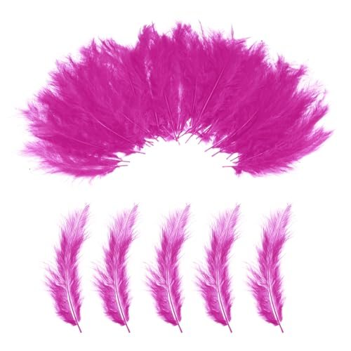Fluffy Turkey Marabou Feathers 4"-6" Natural Turkey Feather — PATIKIL