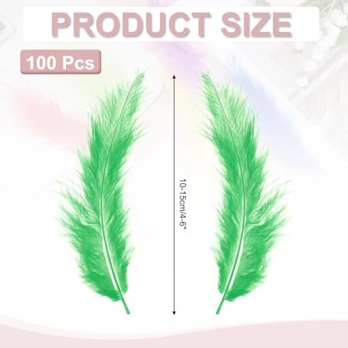 Fluffy Turkey Marabou Feathers 4"-6" Natural Turkey Feather view 2