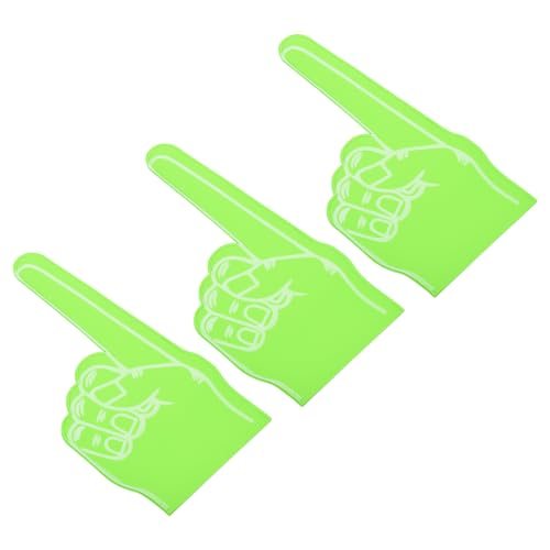 Foam Finger 18 Inch, 3 Pack Number 1 DIY Foam Hand Cheerleading — PATIKIL