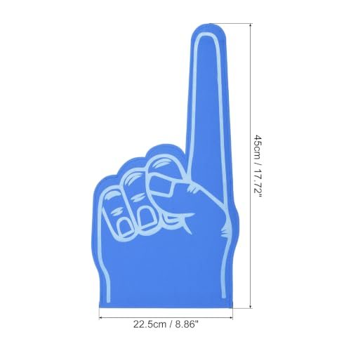 Foam Finger 18 Inch, Giant Foam Hands Number 1 Sports Themed Party view 2