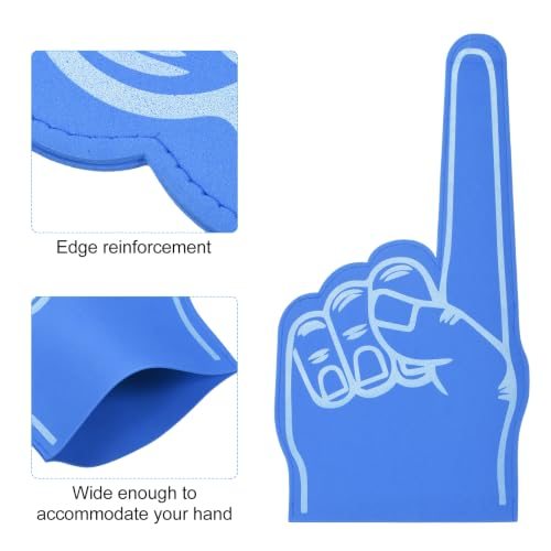 Foam Finger 18 Inch, Giant Foam Hands Number 1 Sports Themed Party view 4
