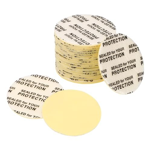 Foam Lid Liner Cap, Adhesive PS Liners Resistant Tamper — PATIKIL