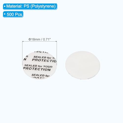 Foam Lid Liner Cap, Adhesive PS Liners Resistant Tamper view 2