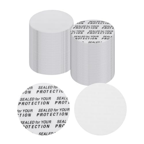 Foam Lid Liner PS Pressure Sensitive Seals 27mm/1.06" 100 Pcs — PATIKIL