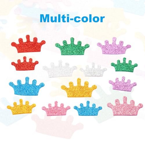 Foam Stickers, 120Pcs EVA Self Adhesive Glitters Foam Shape Sticker Craft view 3