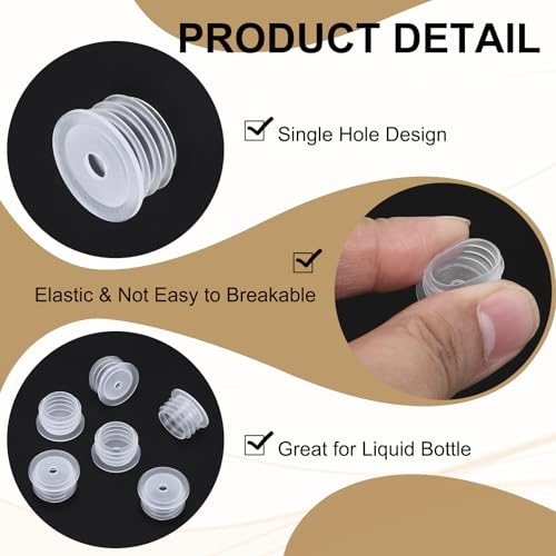 for Oral Dispenser Liquid Oil Plastic Glass Bottles Stopper view 3