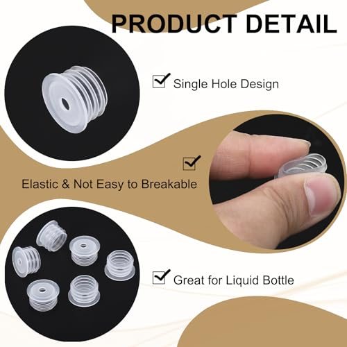 for Oral Dispenser Liquid Oil Plastic Glass Bottles Stopper view 3