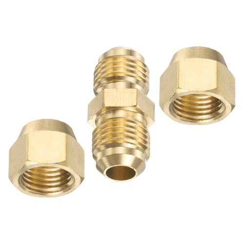 Free Welding Copper Flare Fittings Pipe Coupling Adapter — PATIKIL