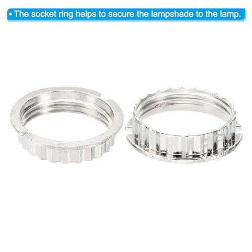 G9 Light Socket Rings, 5 Pack Shade Holder Adapter Alloy Ring Converter view 3