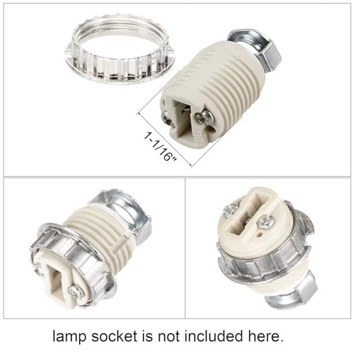 G9 Light Socket Rings, 5 Pack Shade Holder Adapter Alloy Ring Converter view 5