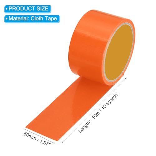 Gaffers Tape 2" x 11 Yards Waterproof Gaffer Floor Tape Orange view 2