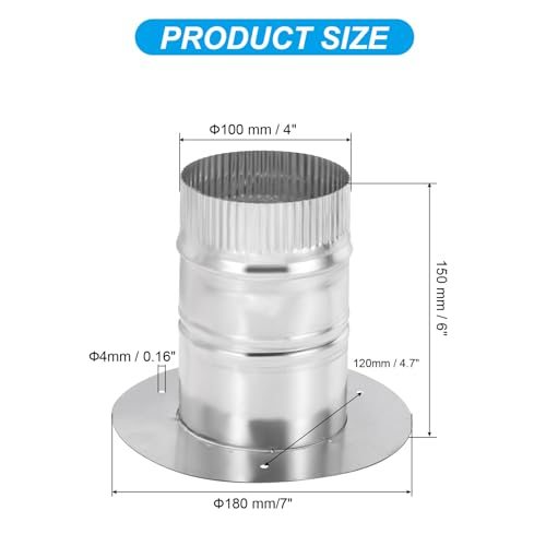 Galvanized Duct Connector Flange Pipe Collar Take Off Collar view 2