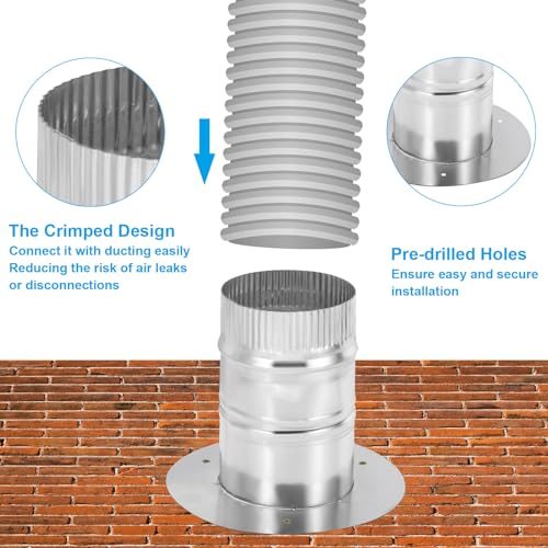 Galvanized Duct Connector Flange Pipe Collar Take Off Collar view 4