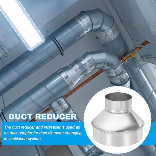Galvanized Steel Air Duct Adapter Pipe Fitting view 4