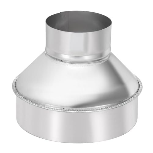 Galvanized Steel Air Duct Adapter Pipe Fitting — PATIKIL
