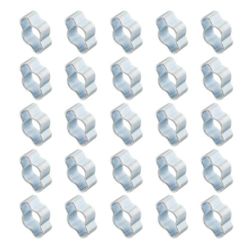 Galvanized Steel O Clip Crimp Rings — PATIKIL