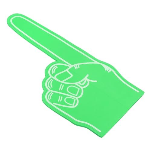 Giant Foam Finger 18 Inch, EVA Number 1 DIY Blank Foam Hand Cheerleading — PATIKIL