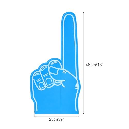 Giant Foam Finger 18 Inch, EVA Number 1 Foam Hand view 2