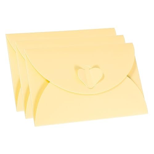 Gift Card Envelopes, 12 Pack Heart Shaped Clasp Small Gift Cards Holder — PATIKIL