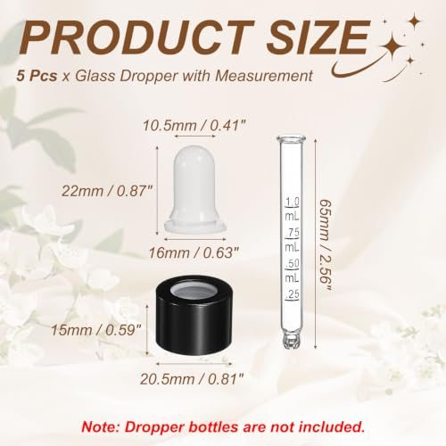 Glass Eye Dropper w/Measurement mark for 1 view 2
