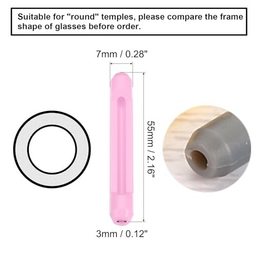 Glasses Temple End Tips Eyeglass Grip Anti Slip Sleeve 5Pair view 2