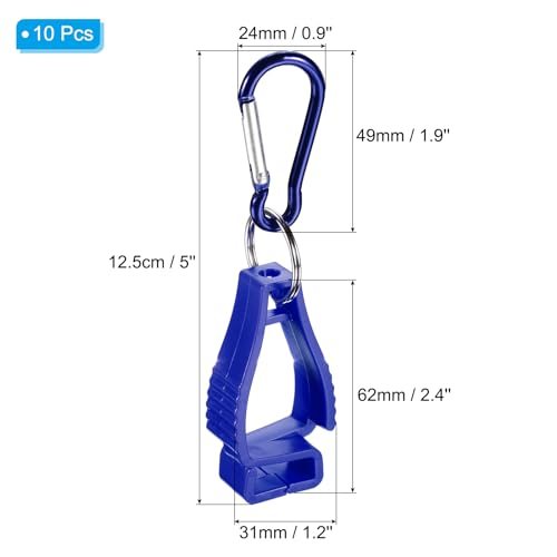Glove Clips, 10 Pack Gloves Holder Clip Glove Belt Keeper Work Gloves view 2
