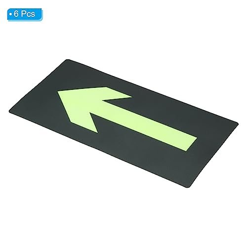 Glowing Arrow Sticker, Green view 3