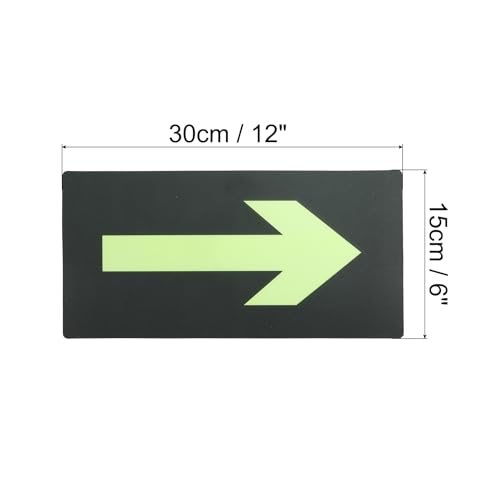 Glowing Arrow Sticker, Green view 2
