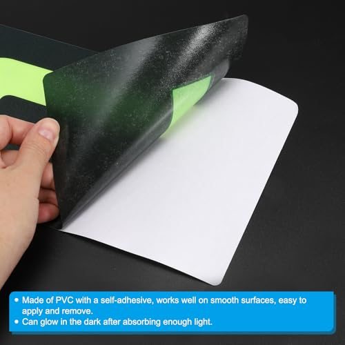 Glowing Arrow Sticker, Green view 4