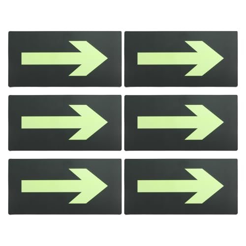 Glowing Arrow Sticker, Green — PATIKIL