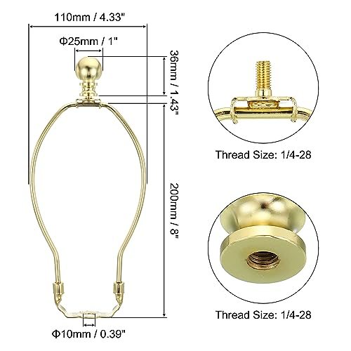Gold Bracket Holder, Detachable Shade Bracket Holder, DIY Lighting view 2