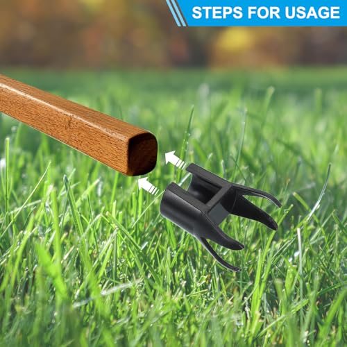 Golf Ball Retriever, 5 Pcs Golf Ball 4-Prong Pick Up Grabber Back Saver view 4