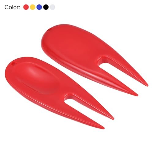 Golf Divot Repair Tool, 10 Pack Plastic Golf Mark Repair Tool Ball Marker view 3