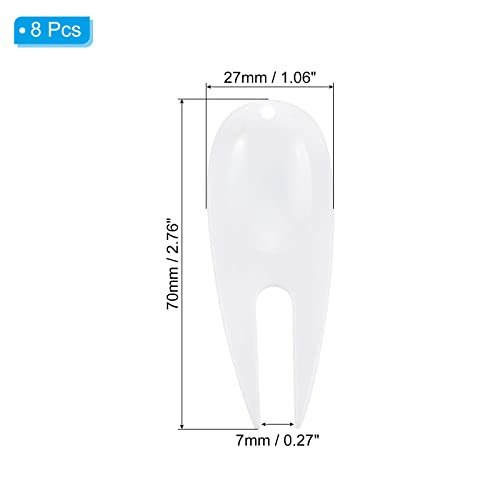Golf Divot Tool, 8 Pack Plastic Golf Repair Tool Ball Marker view 2