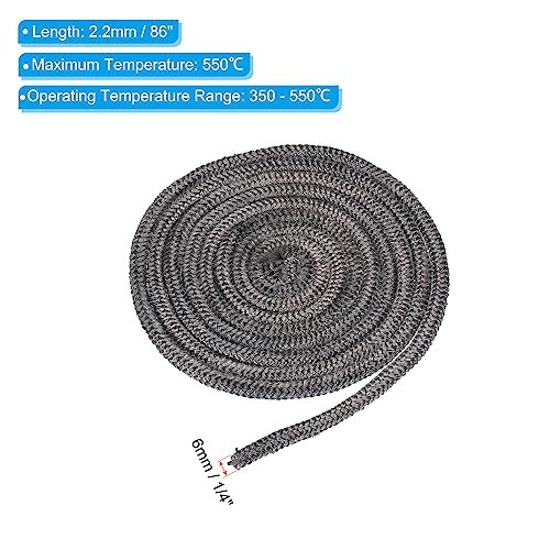Graphite Fiberglass Round High-Temperature Resistance Seal Rope view 2