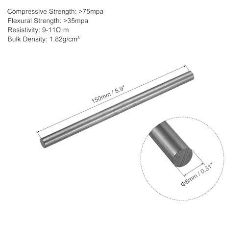 Graphite Stirring Rod, Pack of 5, 150x8mm view 2