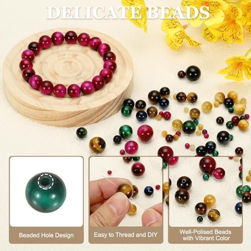 Green Cat's Eye Beads view 3