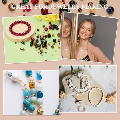 Green Cat's Eye Beads view 4