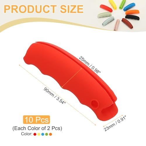 Grocery Bag Carrier Handle Cover, Colored Grocery Bag Carrier Comfortable view 2