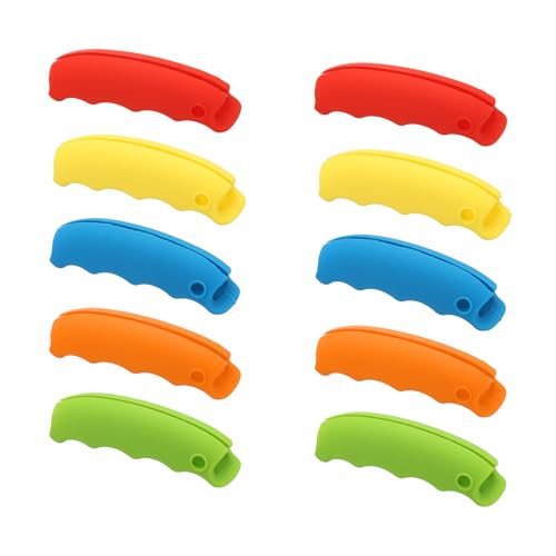 Grocery Bag Carrier Handle Cover, Colored Grocery Bag Carrier Comfortable — PATIKIL