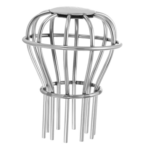 Gutter Guard, 304 Stainless Steel Down Pipe Strainer, Anti-Blocking Line — PATIKIL