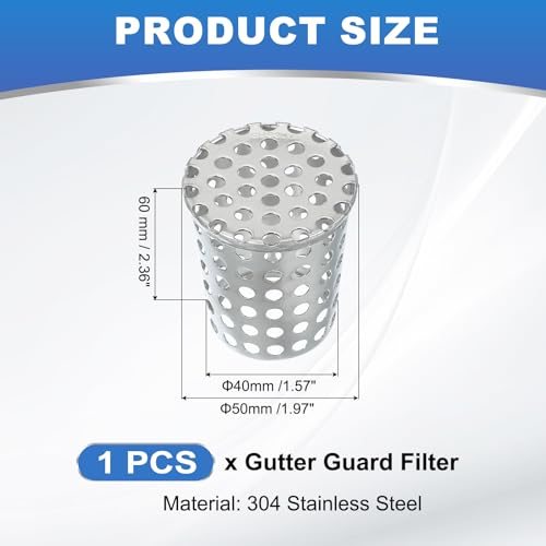 Gutter Guard Filter 2"-1.6" view 2