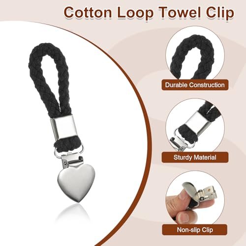 Hanging Tea Towel Clip, 1.2" Width view 3